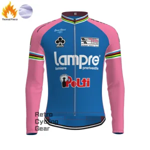 2013 lampre Fleece Retro Long Sleeves Jerseys