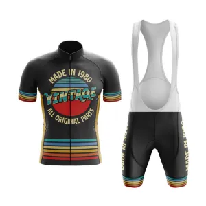 Made in 1980 Vintage Club Cycling Kit